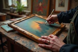 alte gemälde neu gestalten-Titel