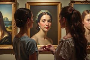 berühmte gemälde frau-Titel