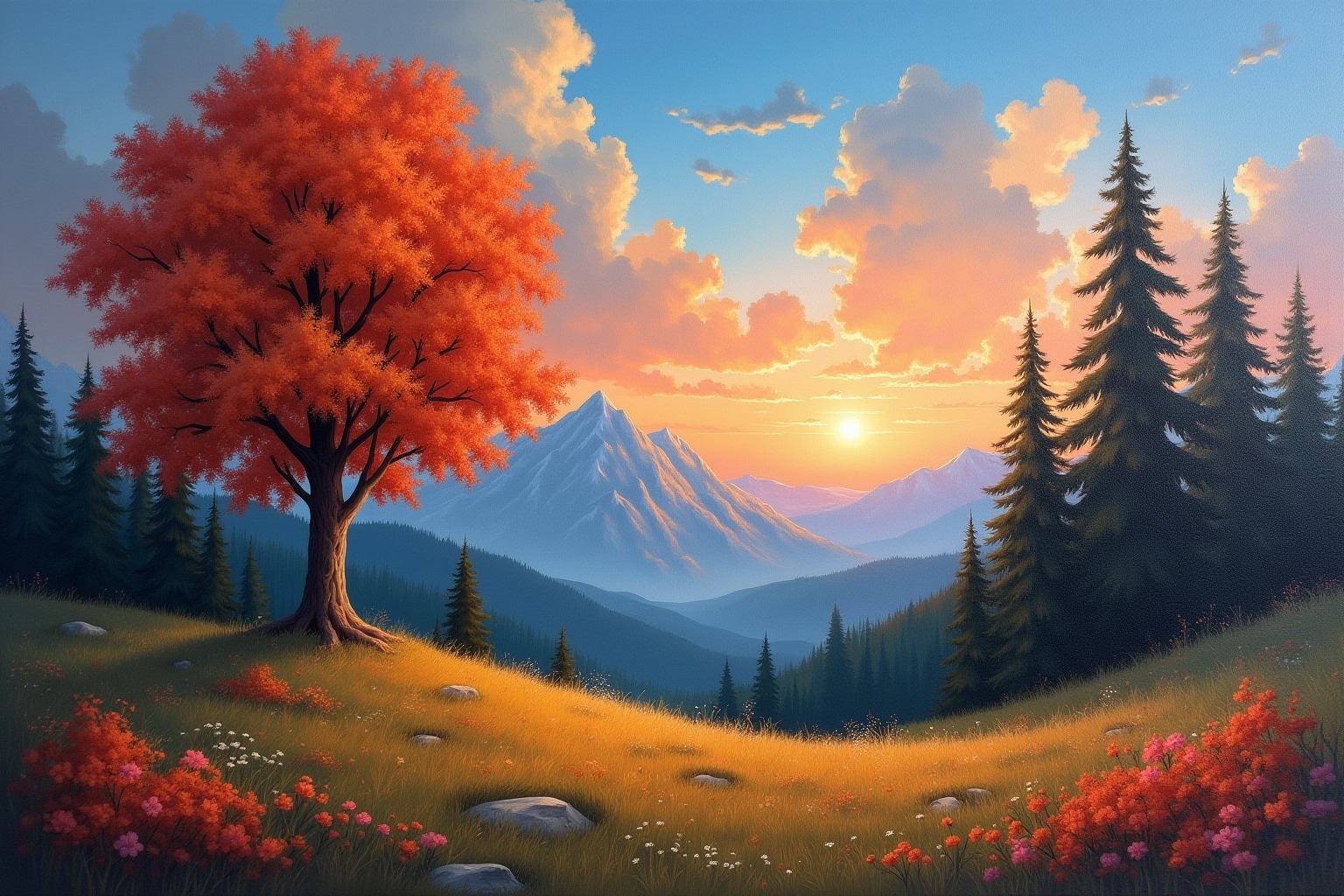 bob ross gemälde-Titel