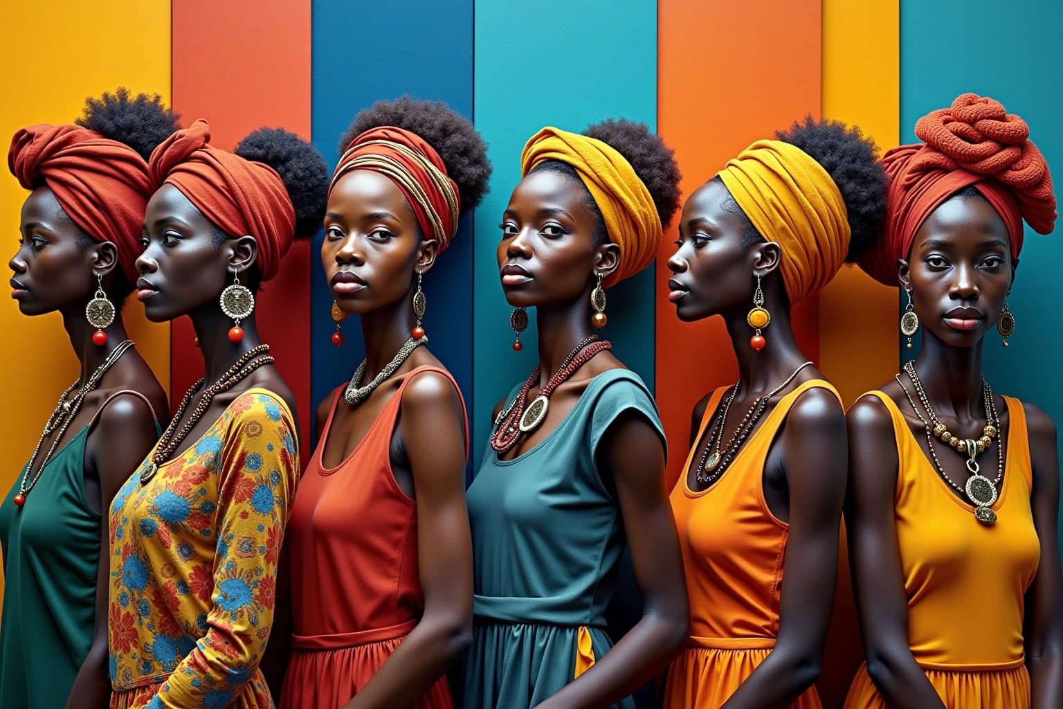 gemälde afrikanische frau-Titel