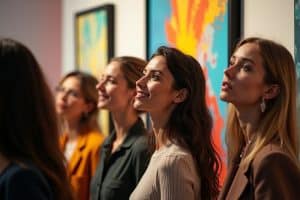 gemälde frau modern-Titel