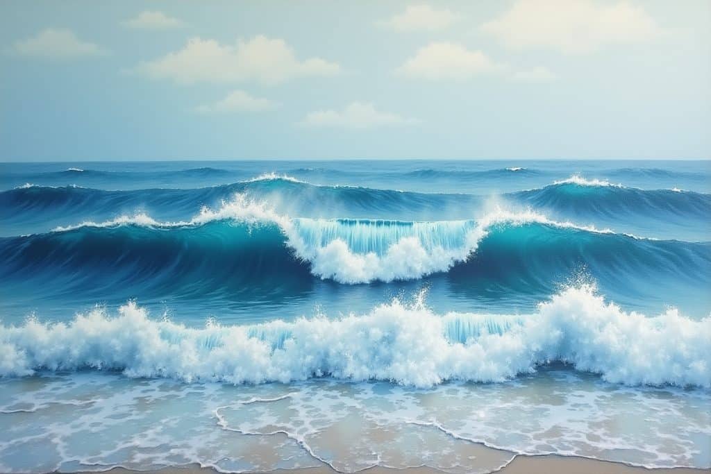 gemälde meer abstrakt-Titel