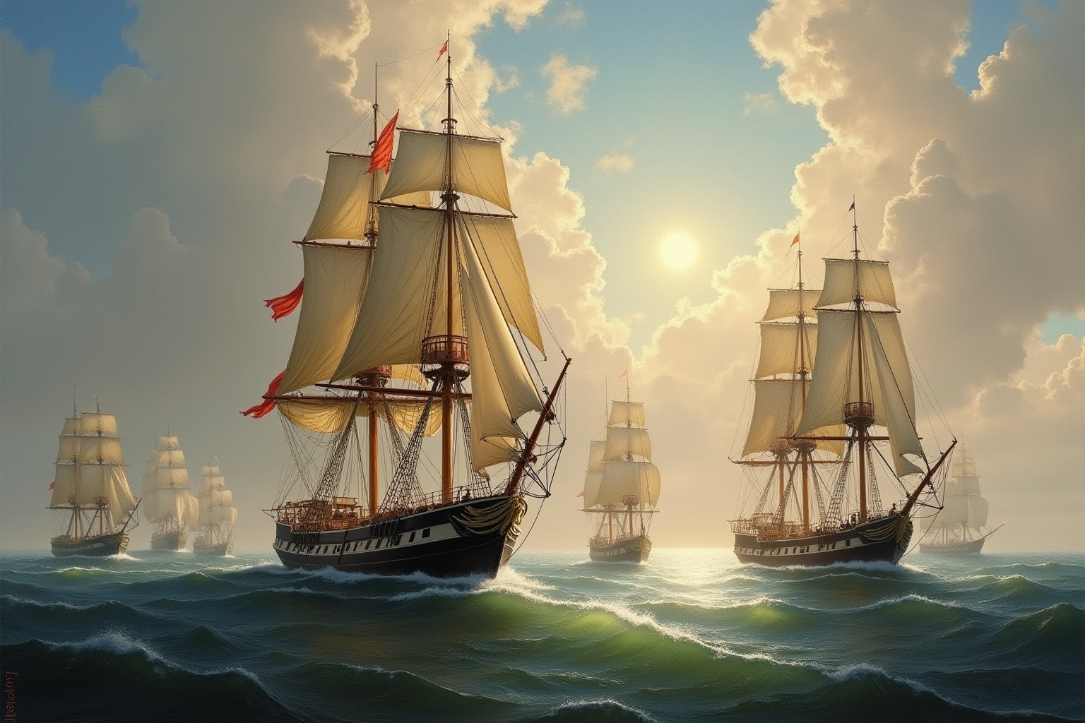 gemälde schiff-Titel