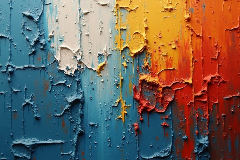 gemälde spachteltechnik-Titel