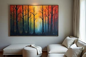 gemälde wald abstrakt-Titel