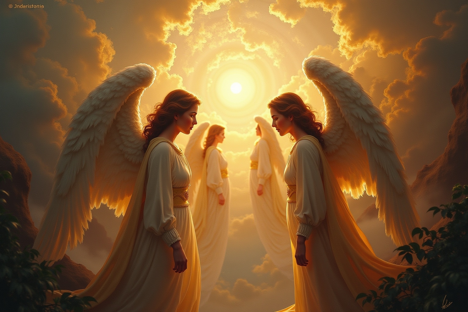 schutzengel gemälde-Titel