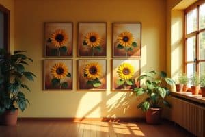 sonnenblumen gemälde-Titel