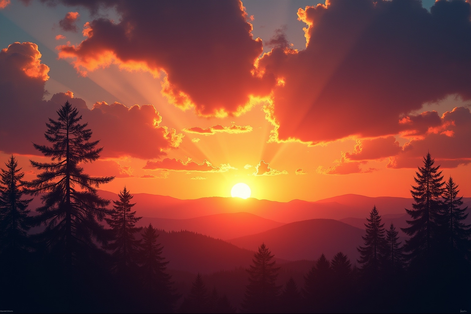 sonnenuntergang gemälde-Titel