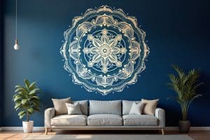 Blume des Lebens Wandbild für dein Zuhause