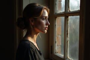 gemälde frau am fenster-Titel