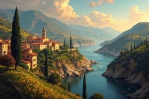 gemälde italienische landschaften-Titel