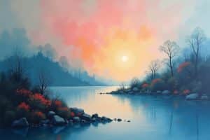 gemälde landschaft modern-Titel