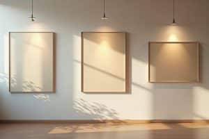 Entdecke unsere stilvollen Leinwände in Beige