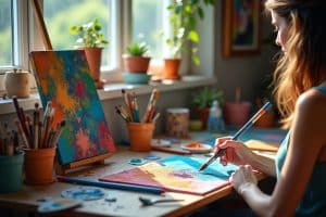 Kleine Leinwände für kreative Projekte