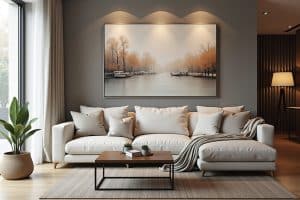 Leinwände für dein Wohnzimmer: Stilvolle Wandkunst