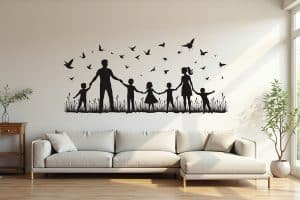 17 Wandtattoo Familie Ideen