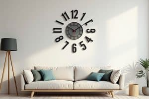 12 Wandtattoo Uhr Wohnzimmer Ideen