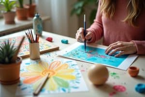 14 Kunst selber machen für Anfänger Ideen