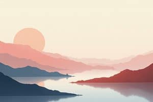17 Wandbilder: Moderne minimalistische Landschaften