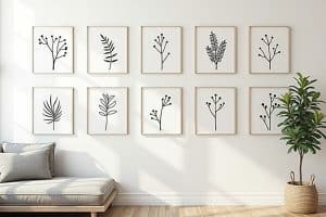 12 Wandtattoo Natur Motive für Wohnzimmer