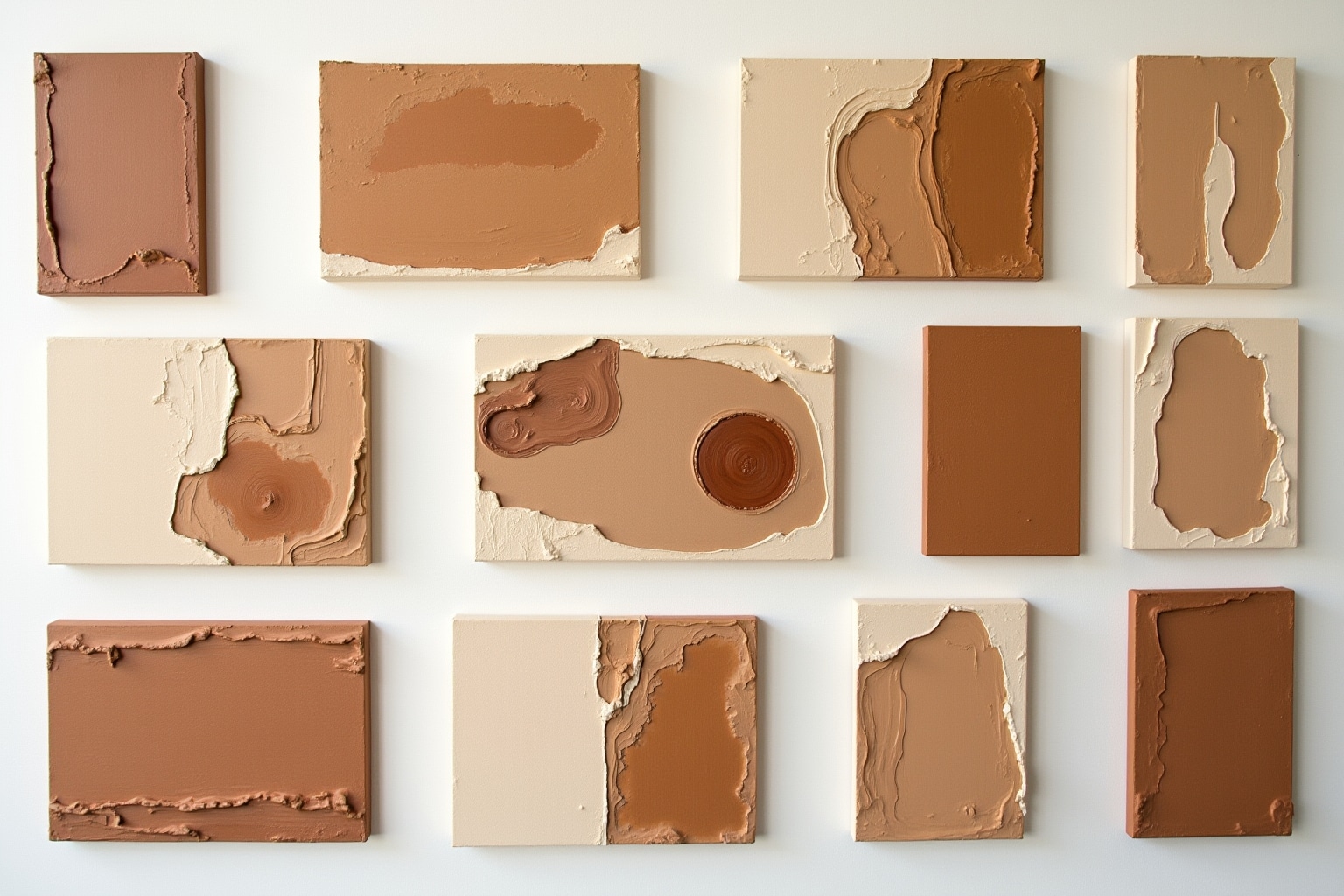 13 Abstrakte Kunst Erdfarben Leinwand Ideen