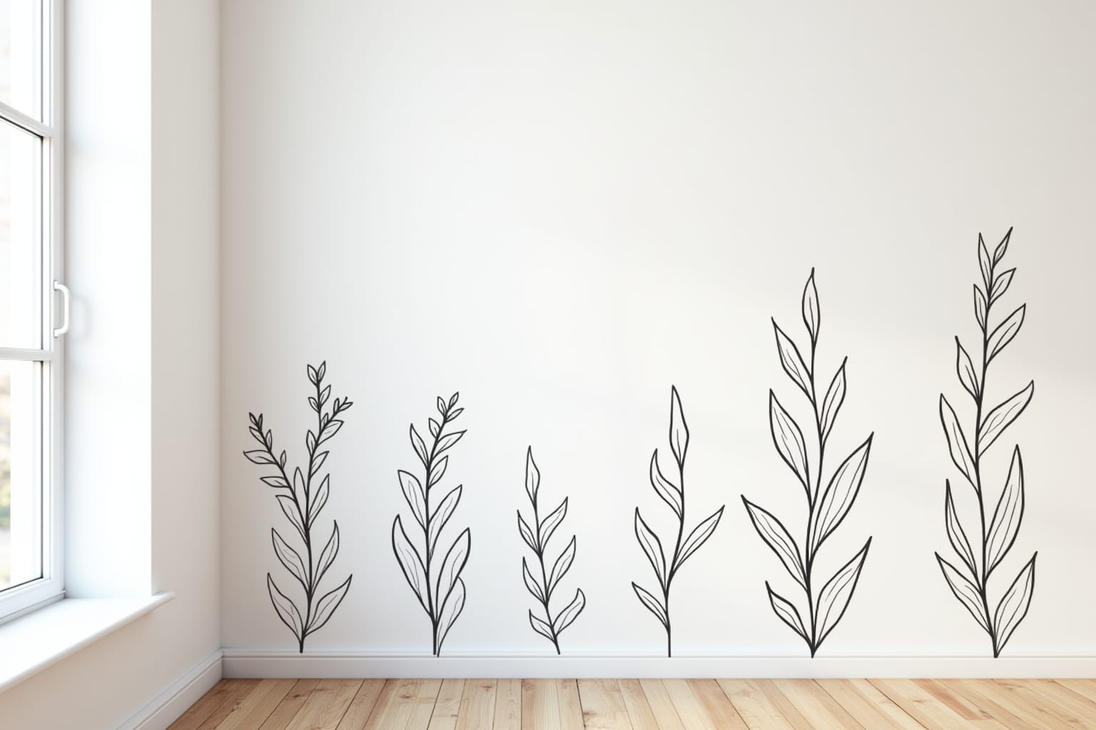 16 Wandtattoo minimalistisch Natur Ideen