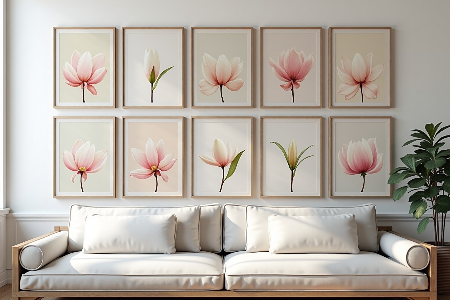 12 Gemälde Magnolien Deko Ideen